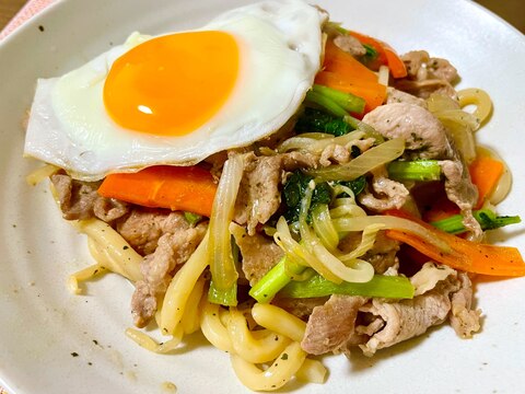 ガパオ風!焼うどん♪